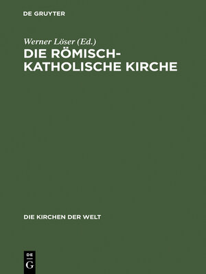 cover image of Die römisch-katholische Kirche